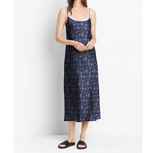 Vince Silky Floral Slip Dress